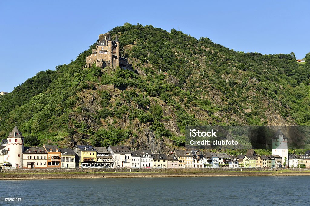 Castle Katz at St. Goar on the River Rhine, Germany "Castle Katz at St. Goar on the River Rhine, Germany" Sankt Goar Stock Photo