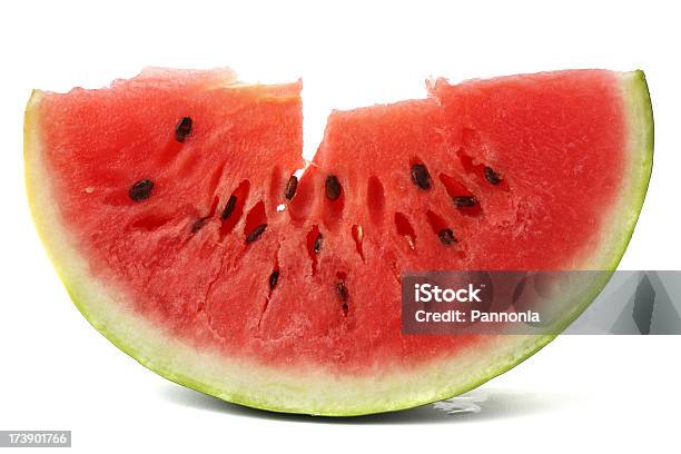 Porción De Bienes En Sandía Watermelon Stomach Foto de stock y más banco de imágenes de Alimento - Alimento, Color - Tipo de imagen, Comidas y bebidas