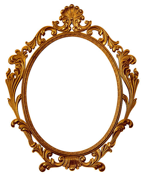 istock Gold baroque picture frame 173901881