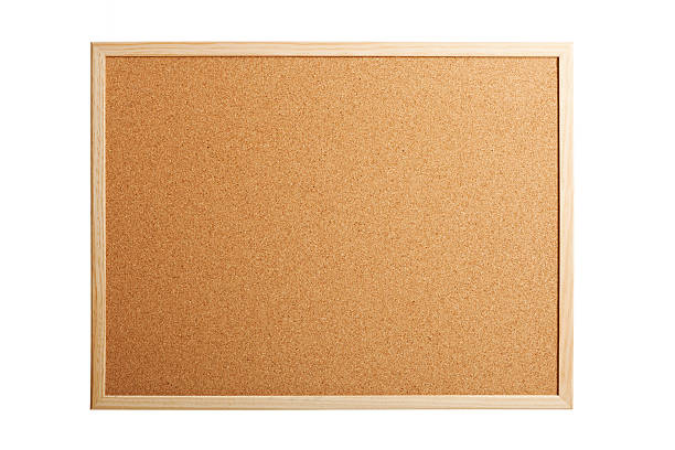 Isolated cork board Isolated cork board bulletin board stock pictures, royalty-free photos & images