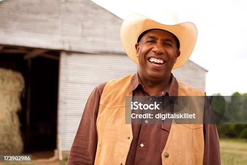 istock Cowboy on the ranch 173902986