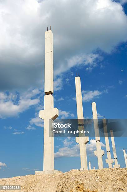 Construction Site Stock Photo - Download Image Now - Architectural Column, Building Exterior, Built Structure