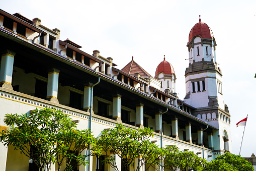 Lawang Sewu is a former office building in Semarang, Central Java, Indonesia. The Javanese word lawang sewu is a nickname for the building, which means a thousand doors.