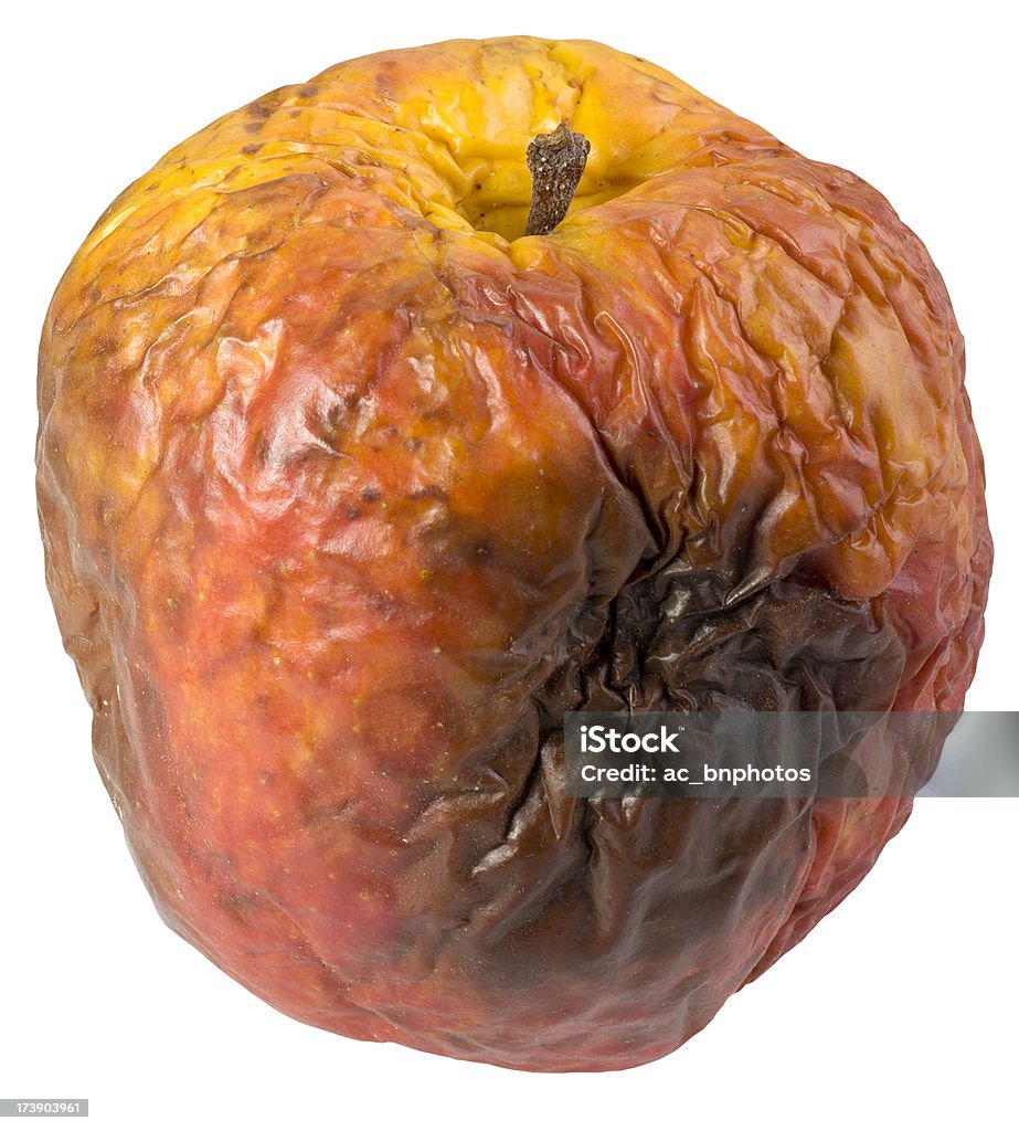로튼 사과나무 (클리핑 경로가 - 로열티 프리 사과 스톡 사진