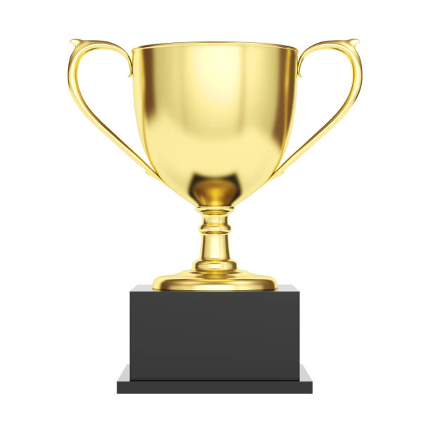 istock Gold trophy isolated on white background. Award. Winner cup. 1739040762