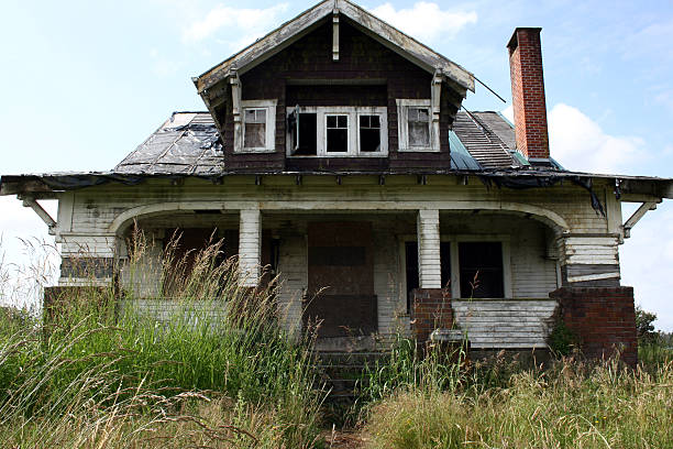 Farmhouse stock photo