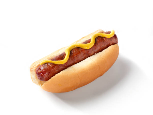 istock Hot Dog with Mustard 173904535