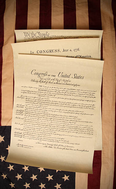 documentos história da américa - us constitution patriotism fourth of july american revolution - fotografias e filmes do acervo