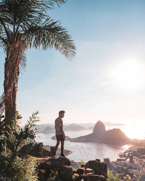 hiker in rio de janeiro