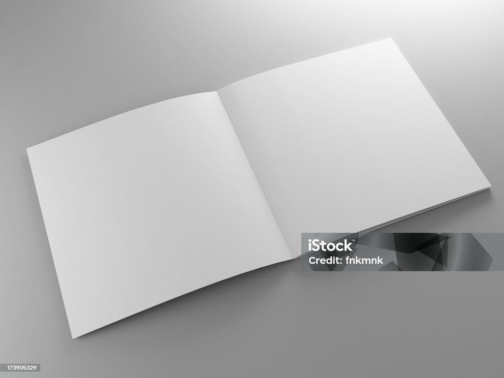 Folleto plantilla - Foto de stock de Blanco - Color libre de derechos