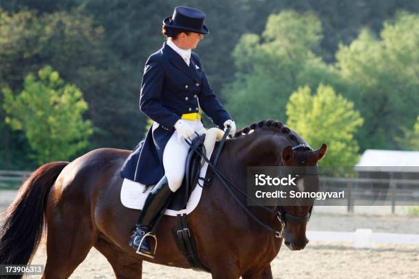 Photo libre de droit de Jeune Skateur Avant Le Concours Dressage Équestre banque d'images et plus d'images libres de droit de Dressage équestre - Dressage équestre, Activité, Adulte