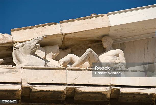 Dettaglio Architettonico Del Partenone - Fotografie stock e altre immagini di Acropoli - Atene - Acropoli - Atene, Antico - Condizione, Architettura