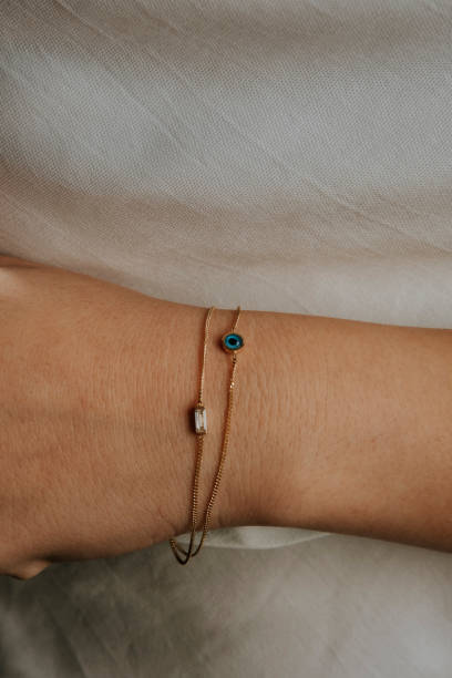 Diamond gold bracelet for young women