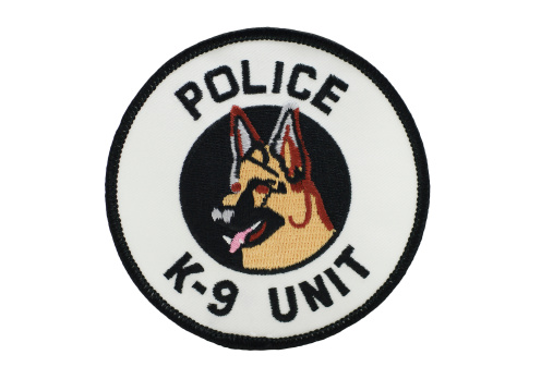 Patch worn by a a police officer in a K-9 rescue unit.