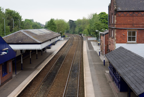 Small railway station - Knutsford, Cheshire, UK.