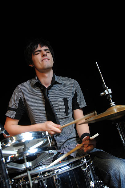 istock Young Male Drummer Playing Drums 173908332