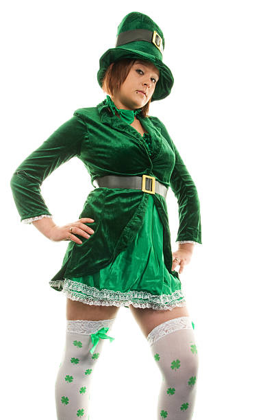istock Girl in St Patricks Day Costume 173908404