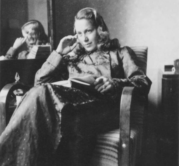 istock Young woman in1941. 1739088983
