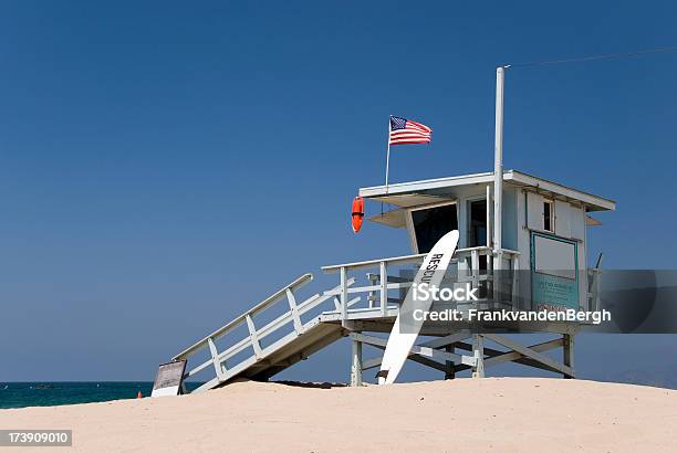 Estação De Nadador Salvavidas Na Praia - Fotografias de stock e mais imagens de Venice Beach - Venice Beach, Posto do Nadador Salvador, Praia