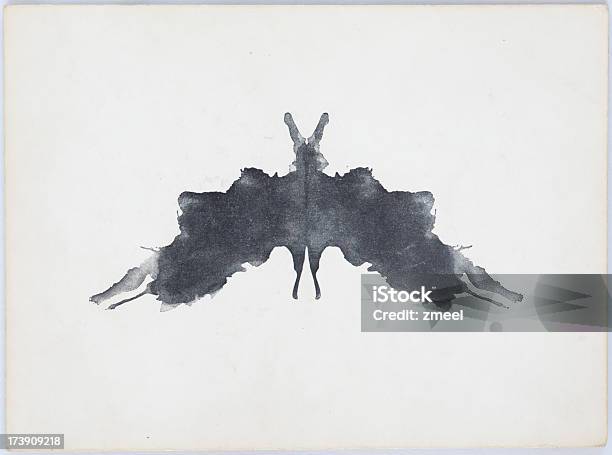 Rorschachtinte Blot Stockfoto und mehr Bilder von Rorschach-Test - Rorschach-Test, Wissenschaftliches Experiment, Tinte