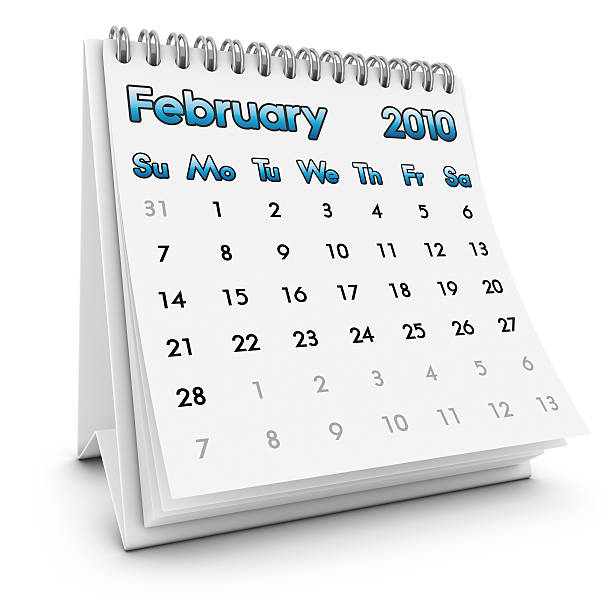 istock desktop calendar february 2010 173909392