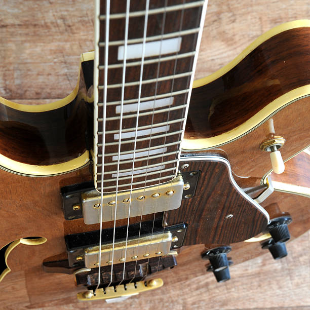 istock Downward view of an abstract guitar 173910552