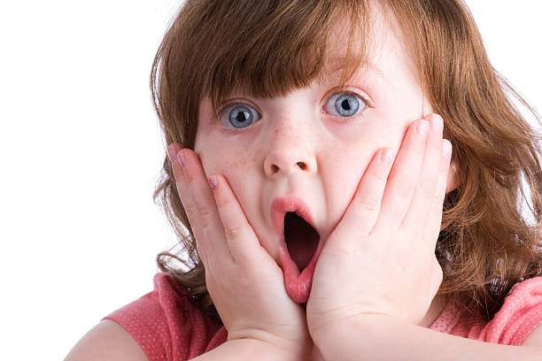 istock Little girl with shocked expression 173910843