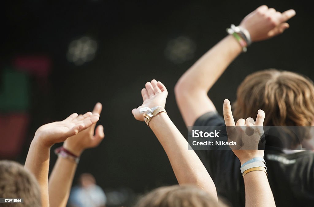 Acclamations de la foule - Photo de Fan libre de droits