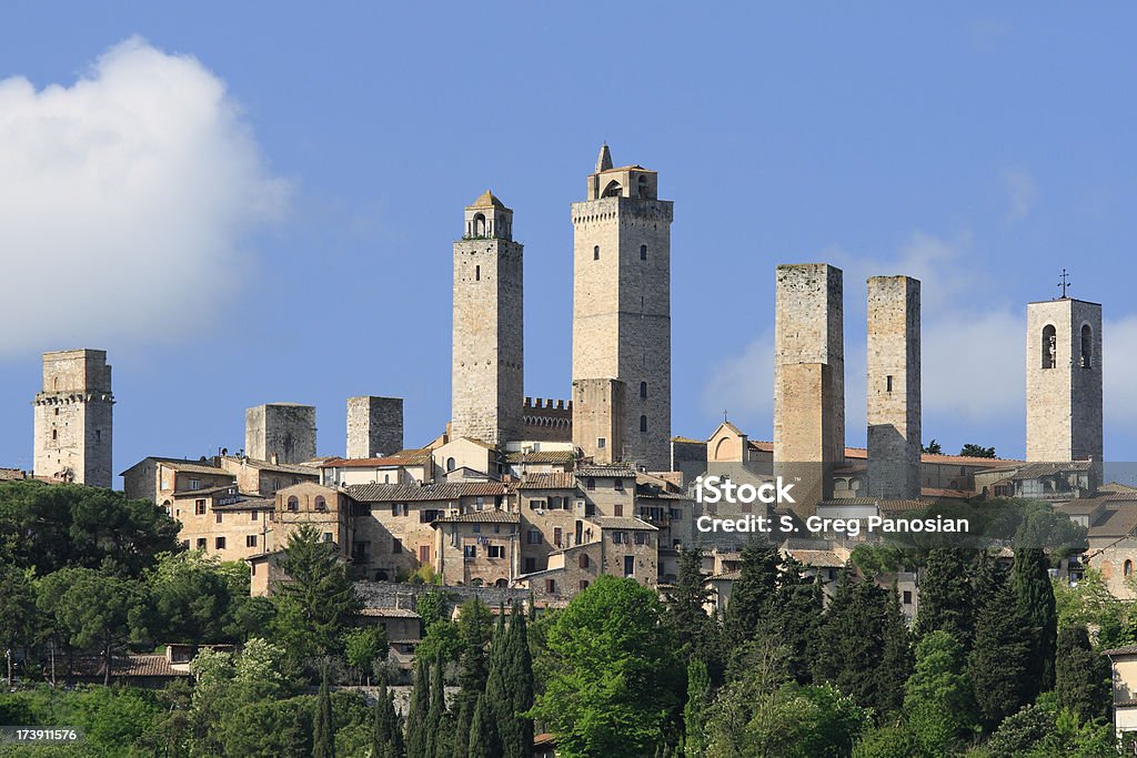 San Gimignano Skyline San Gimignano skyline (Tuscany, Italy). Architecture Stock Photo