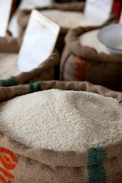 istock Thai rice for sale in a market. 173911663