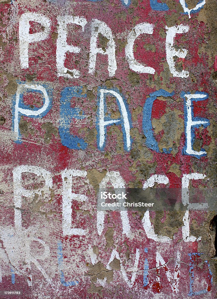 graffiti de la paix des Années 1960 - Photo de Symboles de paix libre de droits