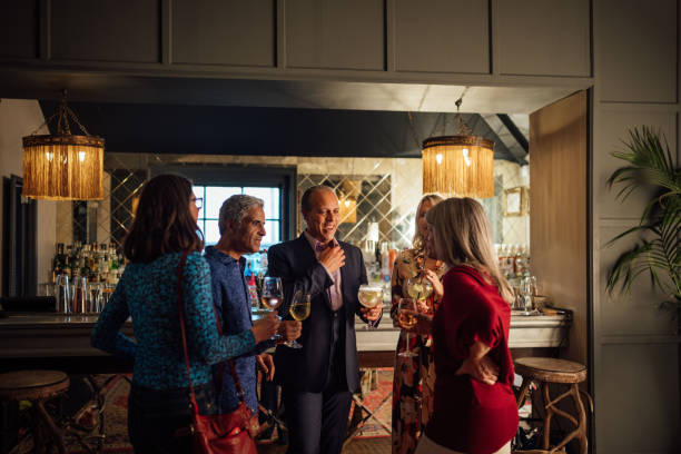 istock Friends Hanging Out in the Bar 1739118092