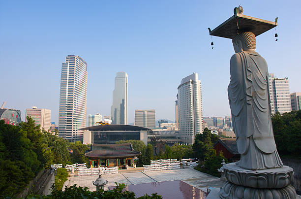 istock Buddhist Temple in City 173912000