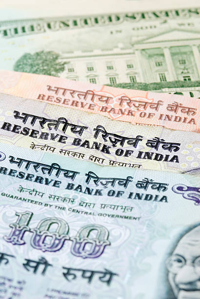istock US Dollar and Indian Rupee currencies - III 173912140