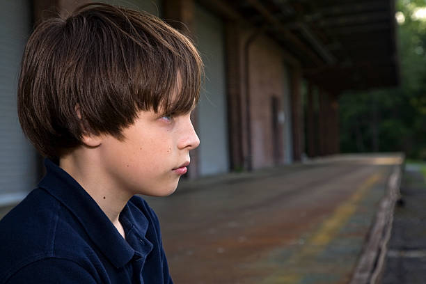 istock Lonely and Thoughtful Young Boy 173912522