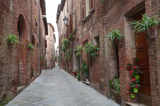 Torrita di Siena, historic town in Tuscany, Italy