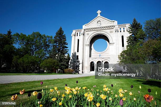 Catedral De S Bonifácio Winnipeg Manitoba - Fotografias de stock e mais imagens de Winnipeg - Winnipeg, Antigo, Canadá