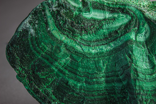 Malachite is a green copper carbonate mineral.Mixture of green colours