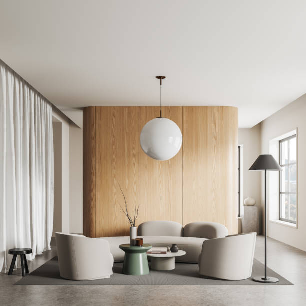 istock White and wooden living room with sofa 1739147780
