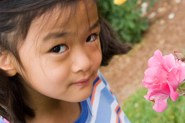 istock Girl and Rose 173914826