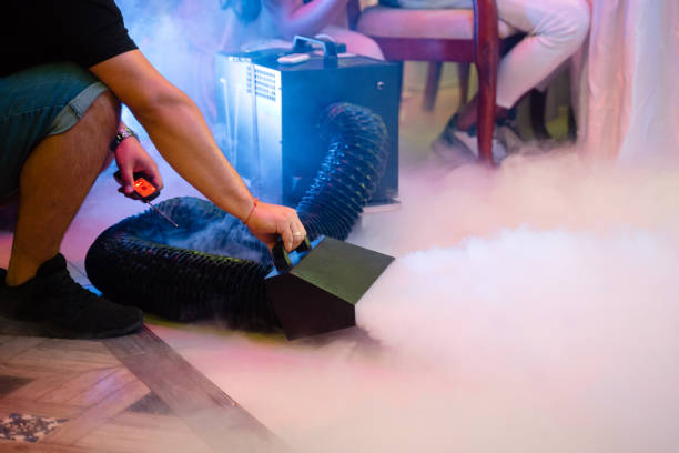 istock Party fog machine. Party entertainment. 1739149283