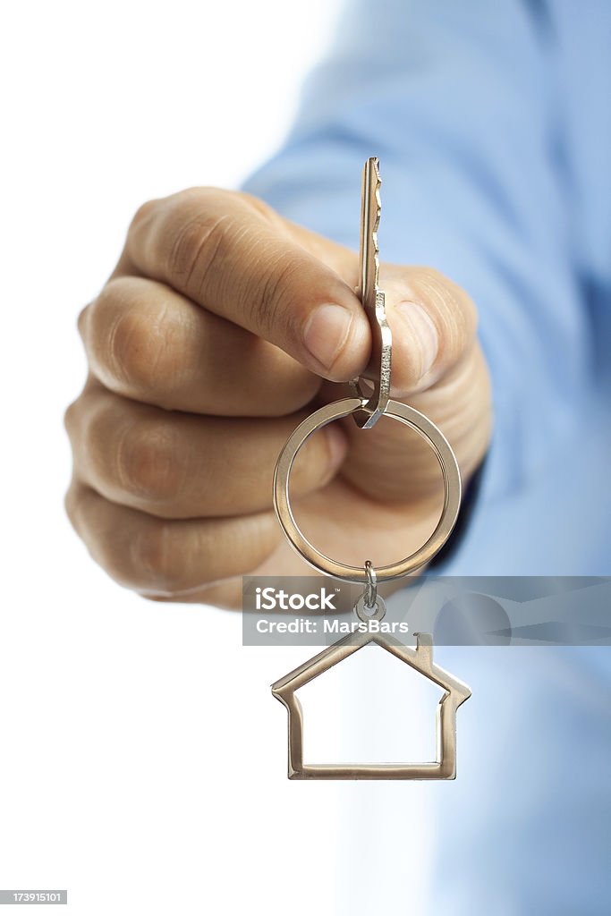 Dando as chaves da casa - Foto de stock de Acordo royalty-free