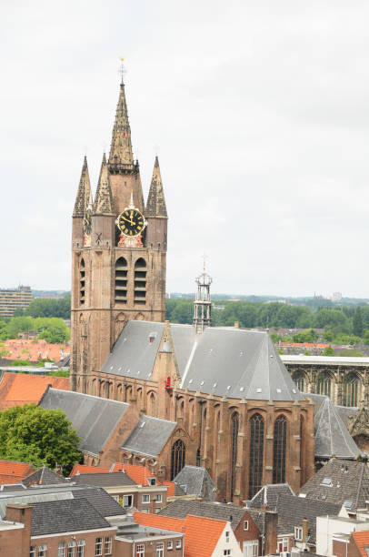 istock The Old Church (Oude Kerk) in Delft 173915271