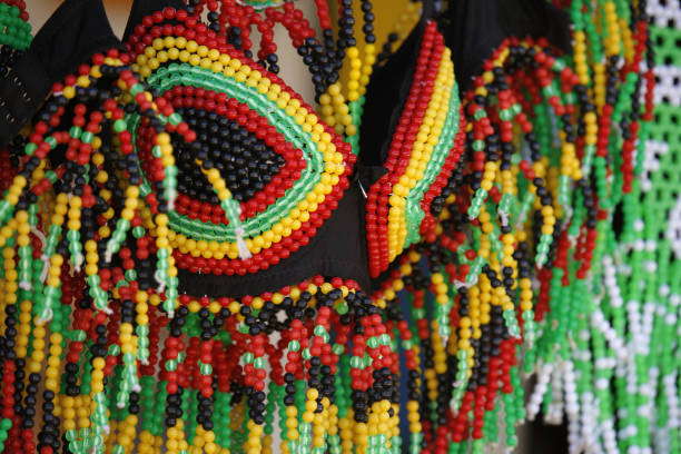 istock Colourful Zulu beadwork from South Africa 173915892