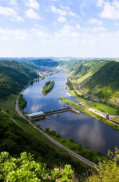 Mosel river and valley.Camera EOS 5D - processed from RAW - Adobe RGB - unsharpend.