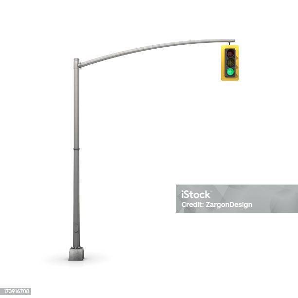 Green Light Stock Photo - Download Image Now - Stoplight, White Background, Green Light - Stoplight
