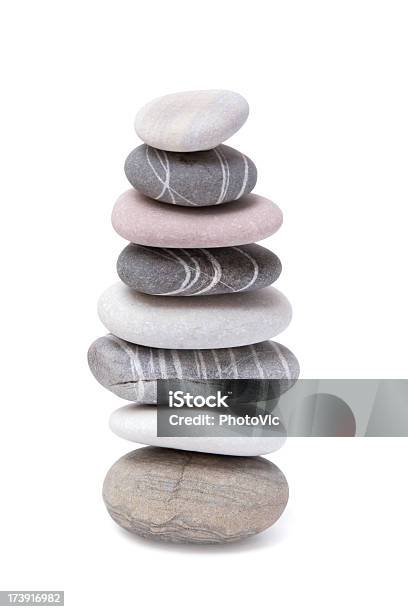 Foto de Pilha De Pedras e mais fotos de stock de Pedra - Material de Construção - Pedra - Material de Construção, Pedra - Rocha, Zen