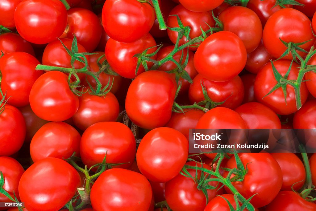 Papel de parede de tomate - Foto de stock de Amontoamento royalty-free