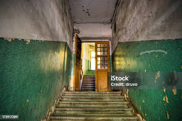 Old Staircase Stock Photo - Download Image Now - Aging Process, Architecture, Building Entrance