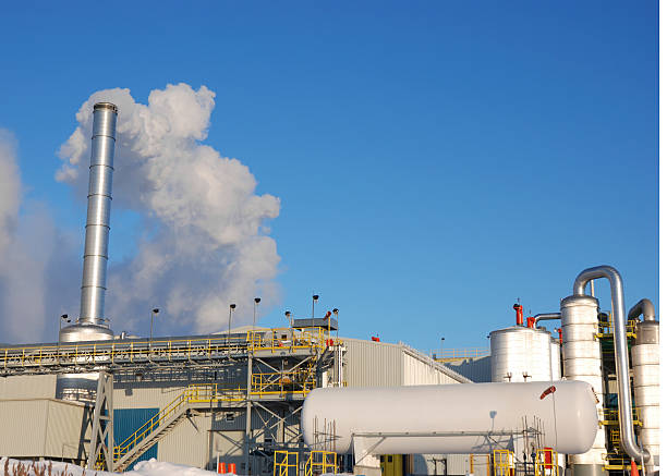 istock Air pollution by heavy industry. 173917599